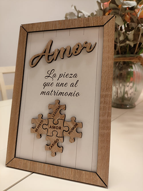 Cuadro Amor - La Pieza que Une al Matrimonio